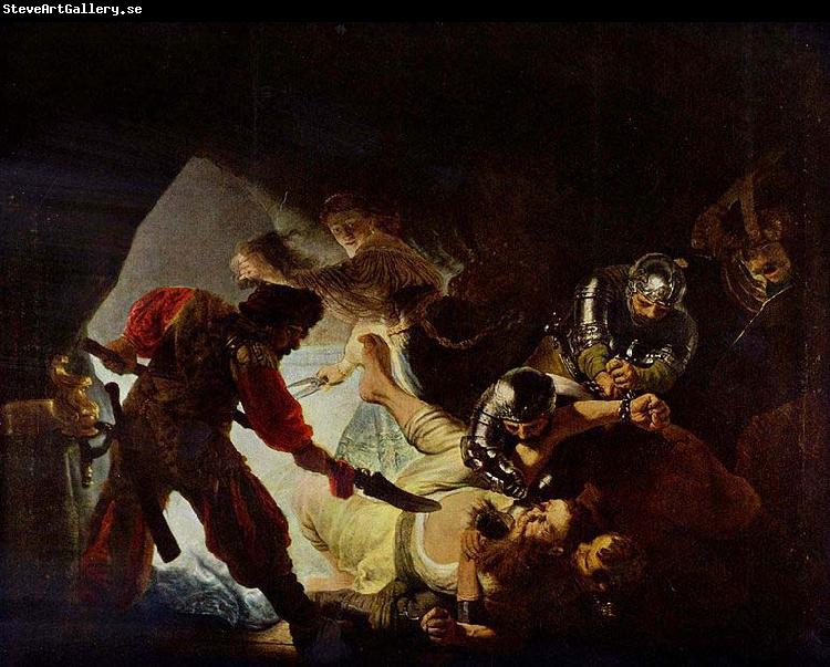 REMBRANDT Harmenszoon van Rijn The Blinding of Samson,